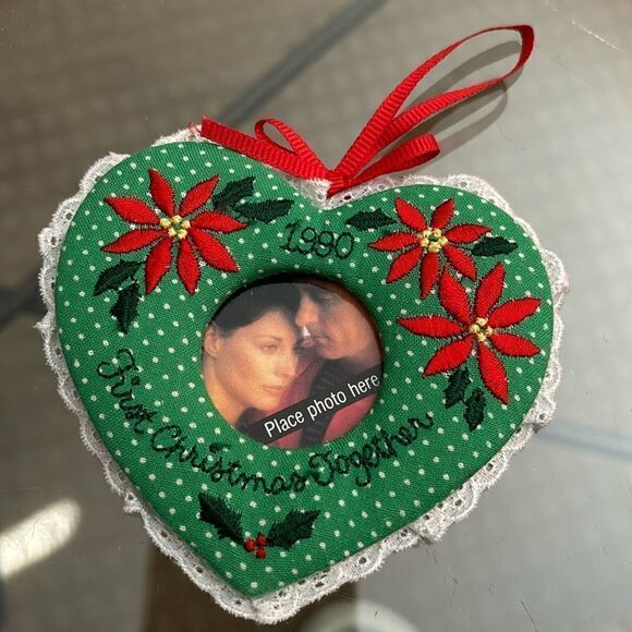 NEW. Hallmark 1990 First Christmas Together Ornament - Picture 1 of 2
